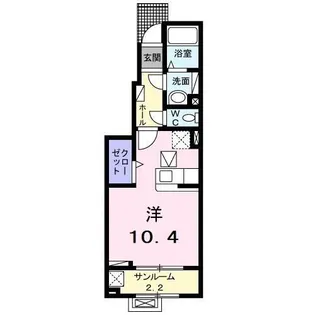 ハーモニーI【1階】の間取り