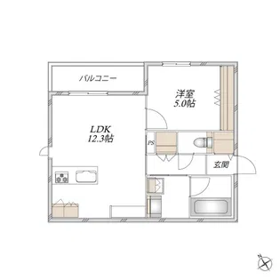 Maison Sarkland メゾンサークランド【3階】の間取り