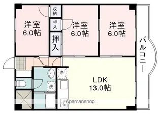 丸仲ビル【3階】の間取り