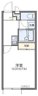 レオパレスアースリー生田【1階】の間取り