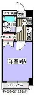 ダイニチ館F 2(F-002)【4階】の間取り