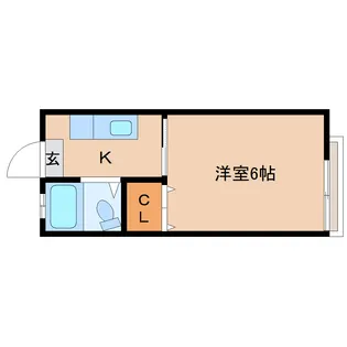 コーポ吉田【2階】の間取り