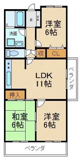 ヒコ壱番館【4階】の間取り
