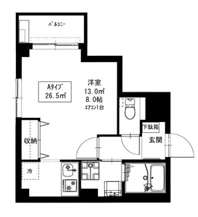 b’CASA東綾瀬【3階】の間取り