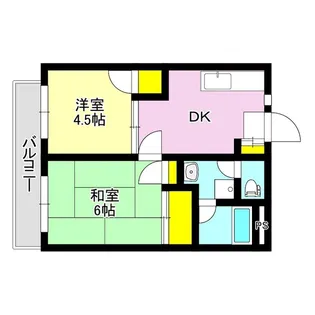 αNEXT高崎第3【1階】の間取り