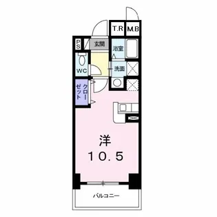アット長田【1階】の間取り