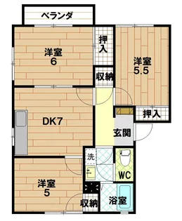 メゾン高尾【2階】の間取り
