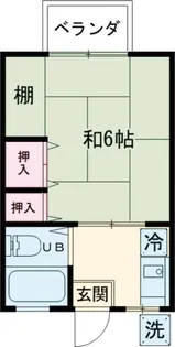 グリーンハイツ【2階】の間取り