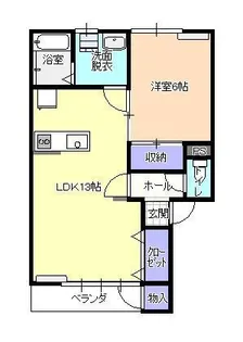 メゾンステータス【2階】の間取り