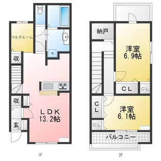 エスペランサ【1階】の間取り