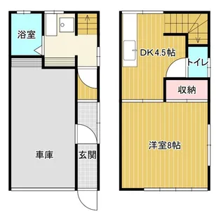 青森コーポ旭【1階】の間取り