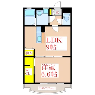パストラル国分【1階】の間取り