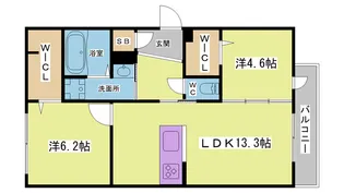 Valle Alta【2階】の間取り
