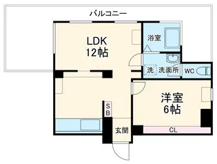 タートルストーンビル【4階】の間取り