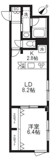 プラティーク大森山王の間取り