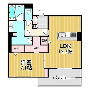 GreenPalace樋之池【2階】の間取り