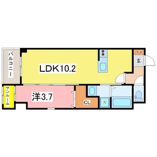 グランハルール開発【2階】の間取り