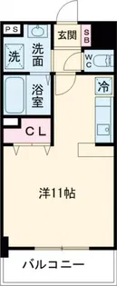 ロイヤルビーズ駅南【9階】の間取り