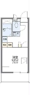 レオパレスルーメン【3階】の間取り