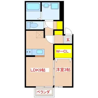 PrendreIII【1階】の間取り