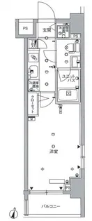 スカイコートパレス明大前【7階】の間取り