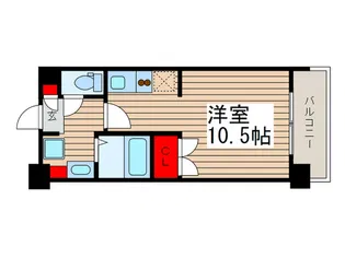 ア-ク松戸セントラルパ-ク【7階】の間取り