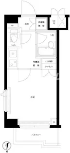 ルーブル南品川【6階】の間取り