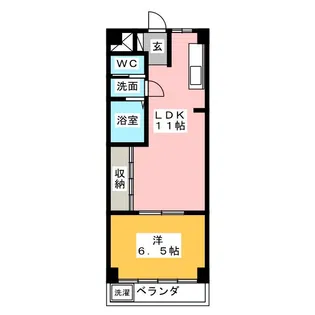 サンシャイン稲上【3階】の間取り