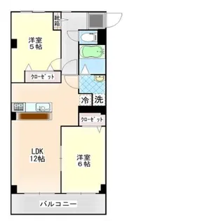 滝野川永谷マンション【15階】の間取り