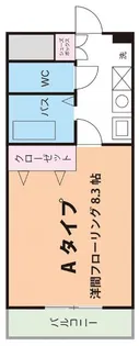 レトワル明神町【4階】の間取り