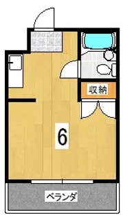 ヴィラ北山【2階】の間取り