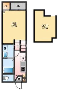 ヴィオラ多良見IC【1階】の間取り