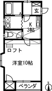 クレヨンハウス【2階】の間取り
