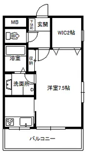 アプリコット【1階】の間取り