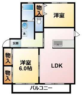 千葉県茂原市高師【アパート】の間取り