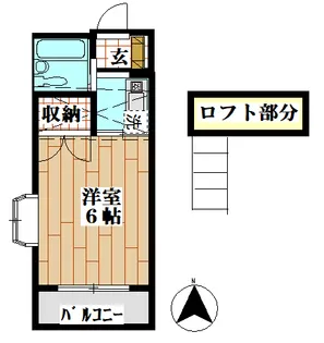 ピュアブラッサム【2階】の間取り