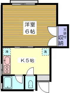 コーポユキ【1階】の間取り