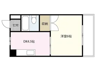 メゾン東雲I【5階】の間取り