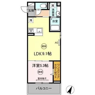 グラン シャルールK【3階】の間取り