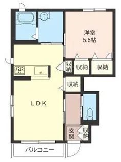 La mer 逗子【1階】の間取り