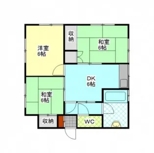 山下マンション【4階】の間取り