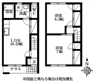 静岡県浜松市中央区佐鳴台3【一戸建】の間取り