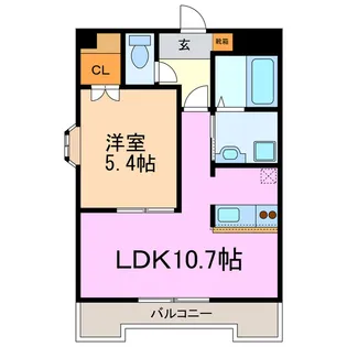 ダイナスティ【3階】の間取り