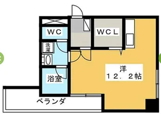 Tribute Central【7階】の間取り