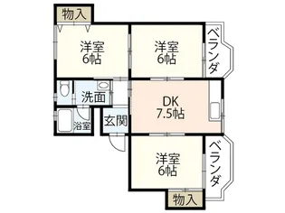 温品ビル【4階】の間取り