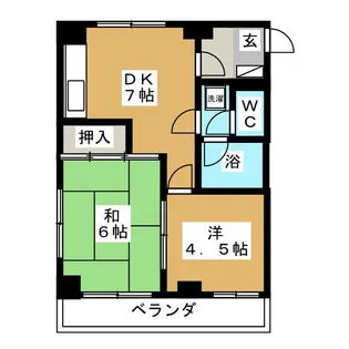 ラ・カーサモモイ【3階】の間取り