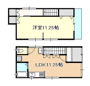 岡山県岡山市北区青江3【一戸建】の間取り