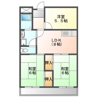 エミネンス千里【2階】の間取り