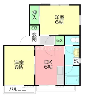 神奈川県小田原市久野【アパート】の間取り