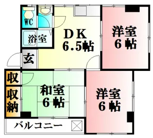 レジデンス香川II【4階】の間取り